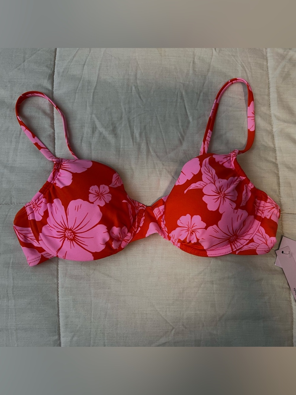 Floral Underwire Bikini Top